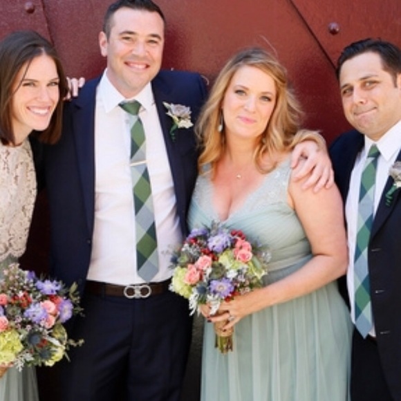 BHLDN tulle maxi dress - sea glass - Picture 4 of 7